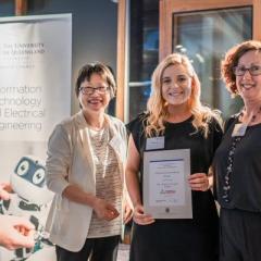  Hanna Jury receives the prize for Best Industry Focused Project
