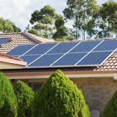 solar panels on roofing
