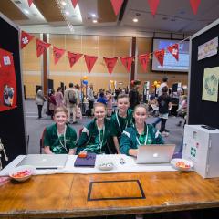 Students competing in the 2018 Young ICT Explorers competition at UQ.