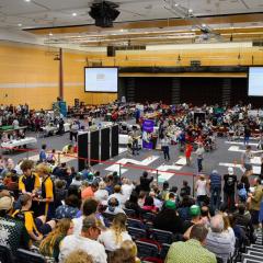 robotics championships crowd